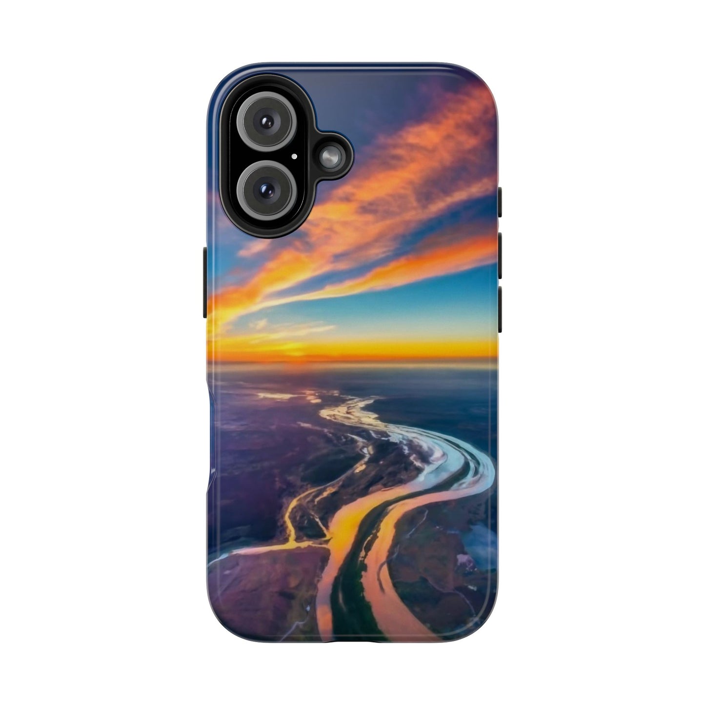 Celestial Sunset Earth View Tough Phone Case