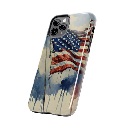 Tattered Glory American Flag Tough Phone Case