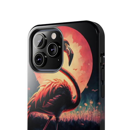 Sunset Flamingo Defender Case