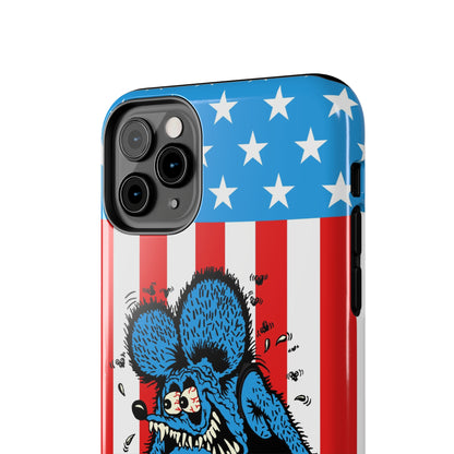 Red, White and Fink - Tough Phone Case