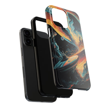 Retro Futuristic Space Odyssey Tough Phone Case