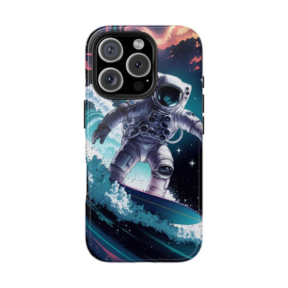 Space Surfer Astronaut Adventure Tough Phone Case