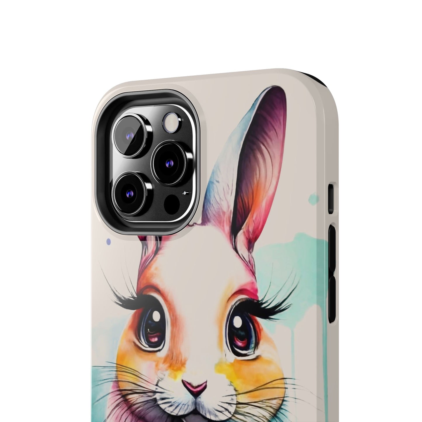 Minimalist Bunny Abstract Art Tough Phone Case