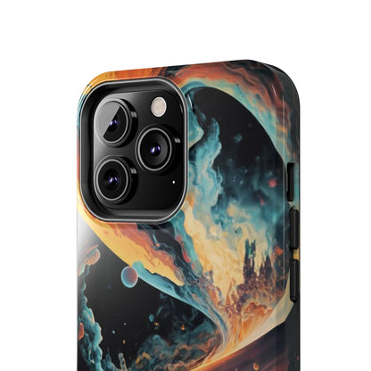 Retro Futuristic Space Odyssey Tough Phone Case