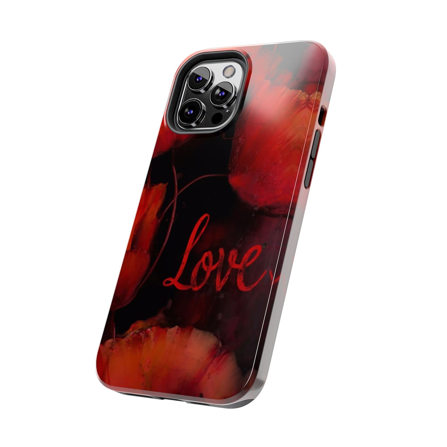 Crimson Love Blossoms Tough Phone Case