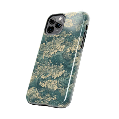 Tranquil Tides - Wave of Colors - Tough Phone Case