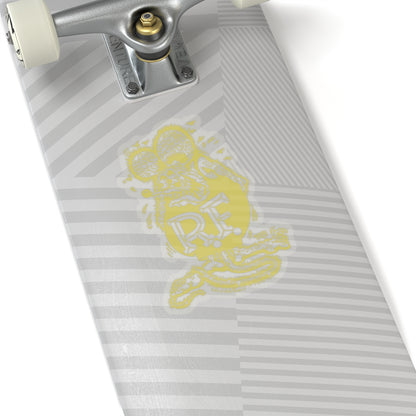 Signature Yellow Rat Fink Sticker