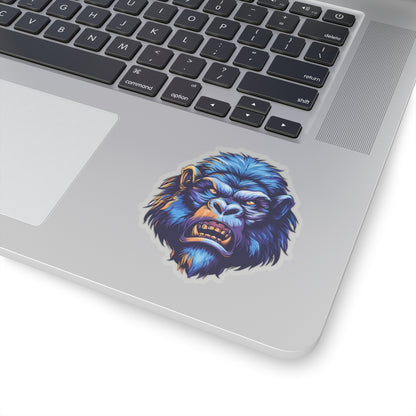 Blue Fury Yeti Vinyl Sticker