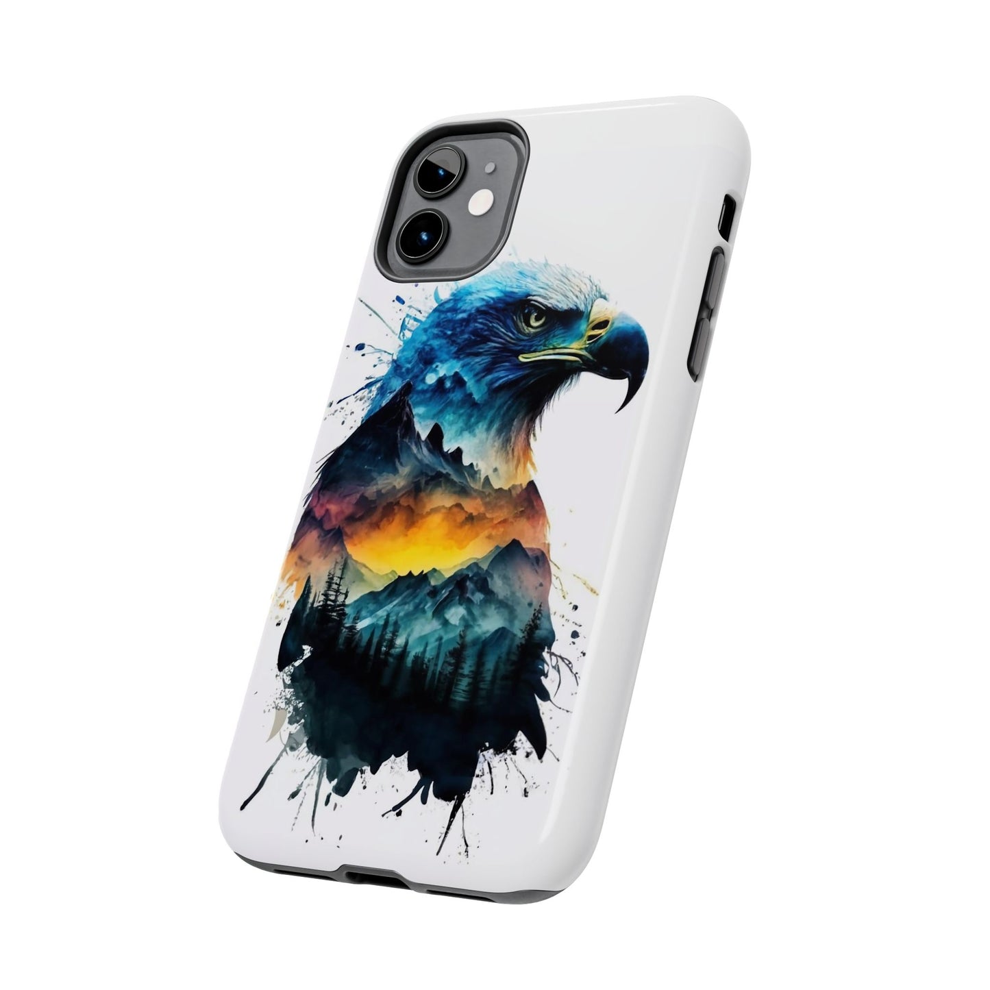 Intense Gaze Bald Eagle Tough Phone Case