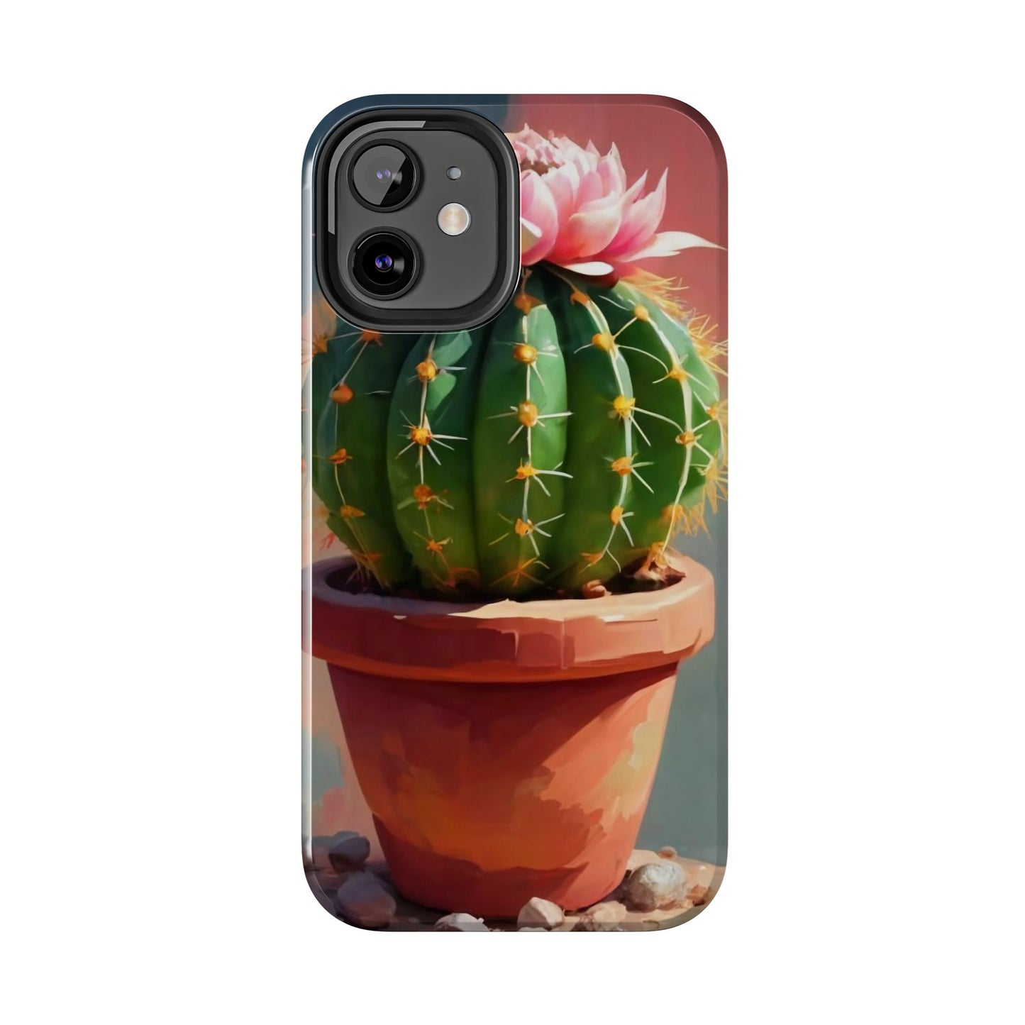 DesertBloom Terracotta Cactus Tough Phone Case