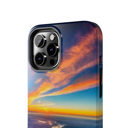 Celestial Sunset Earth View Tough Phone Case