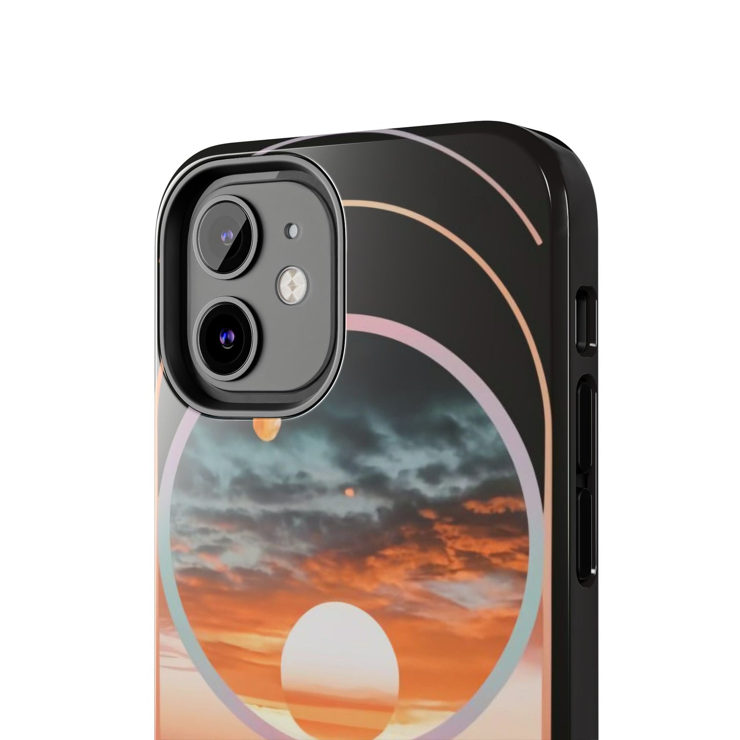 Fusion Sunset Abstract Art Tough Phone Case