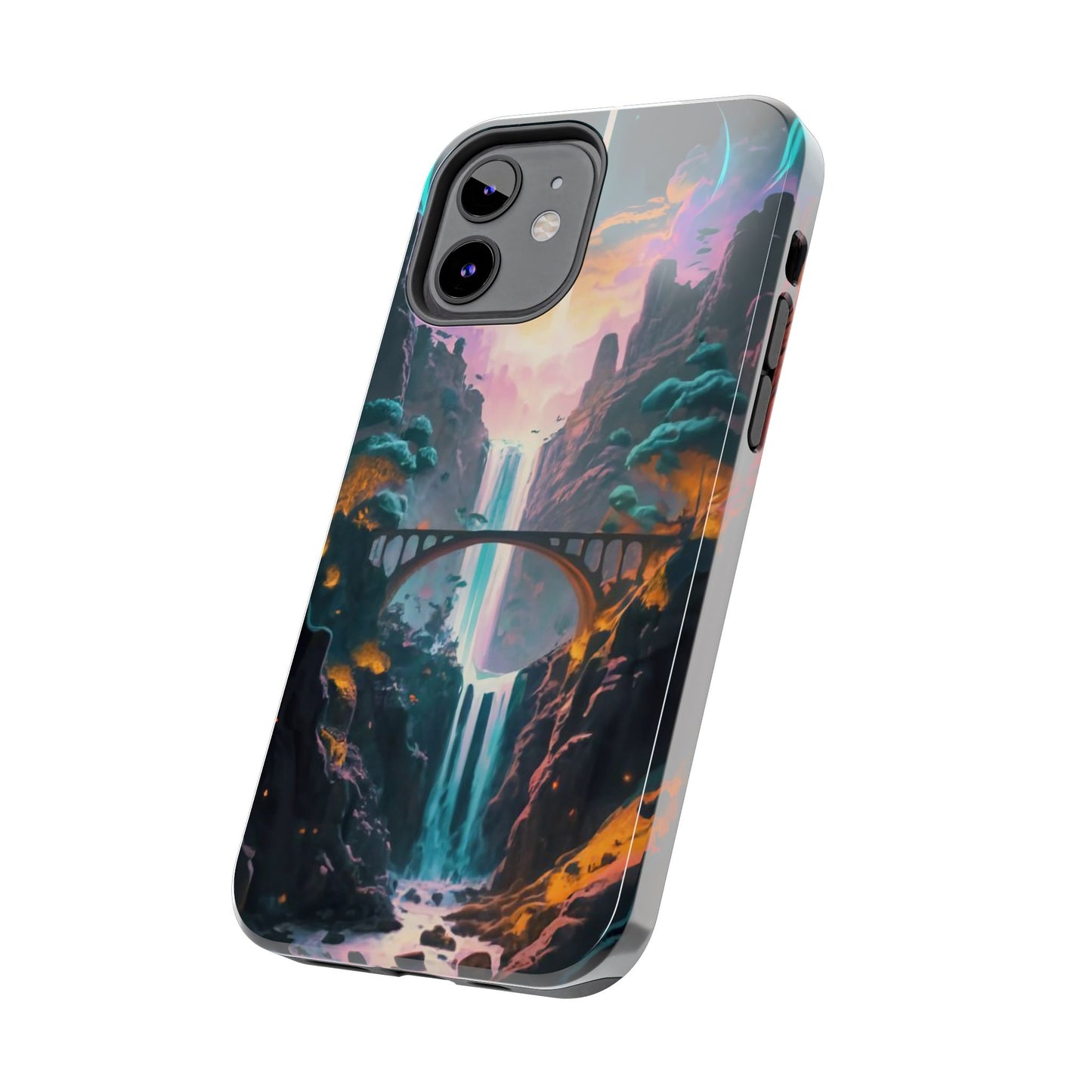 Midnight Cascade Blue Moon Tough Phone Case