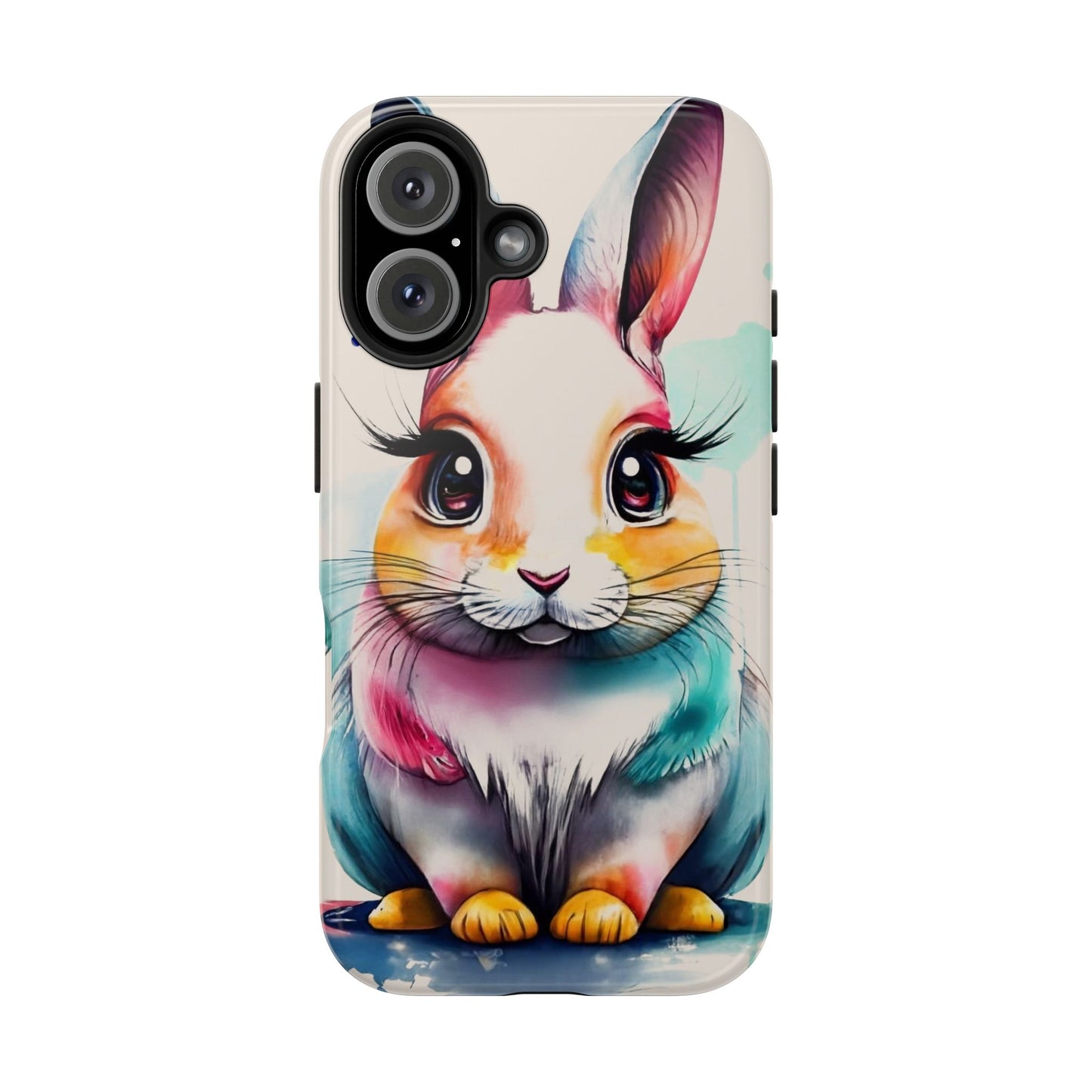 Minimalist Bunny Abstract Art Tough Phone Case