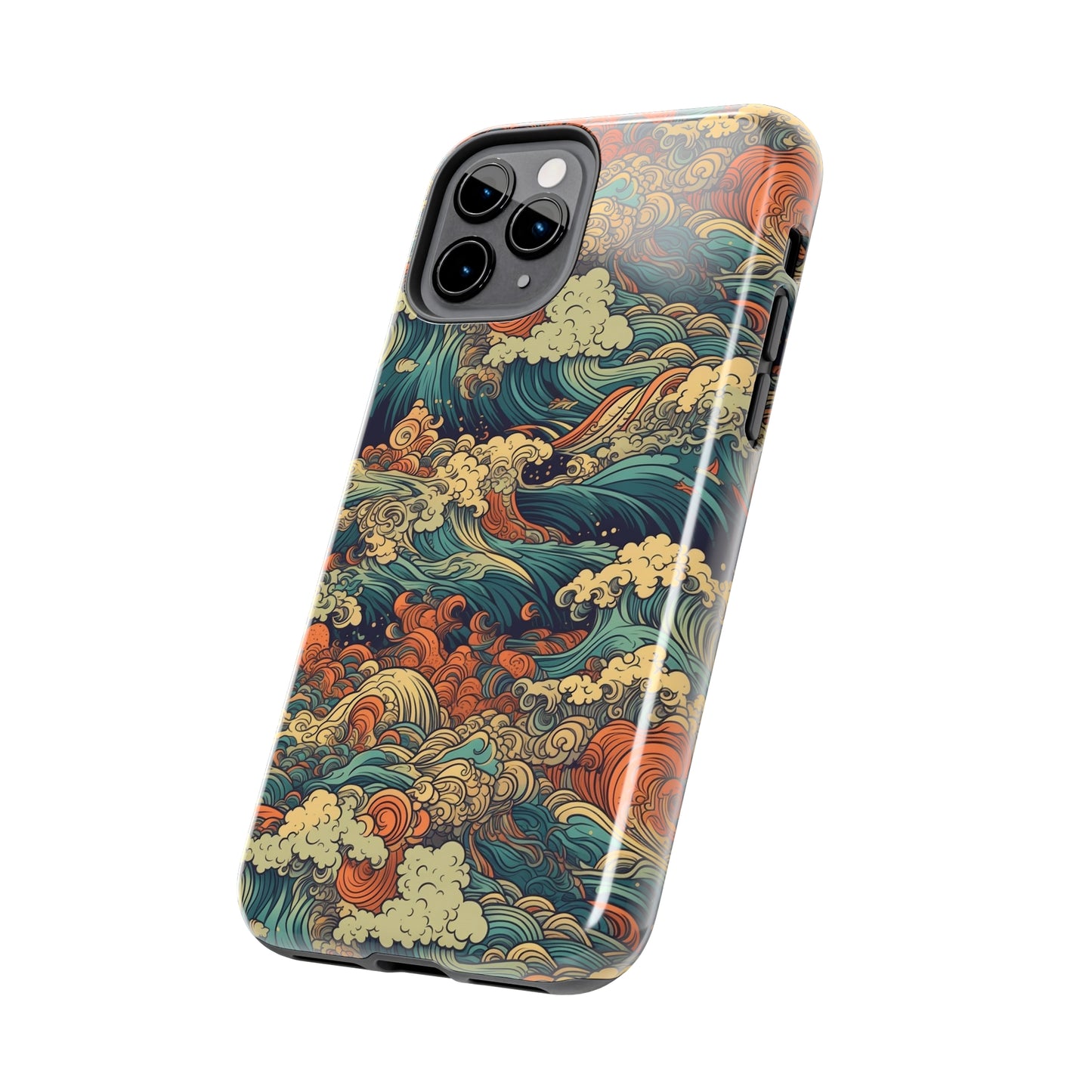 Colorburst Coast - Wave of Colors - Tough Phone Case