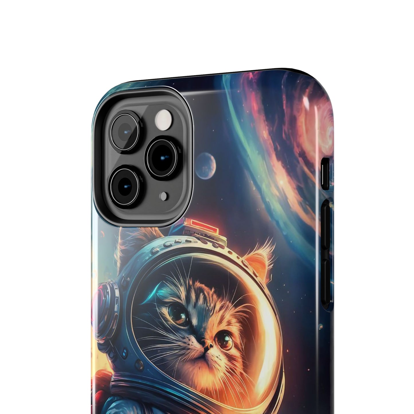 Cosmic Kitty Space Explorer Tough Phone Case