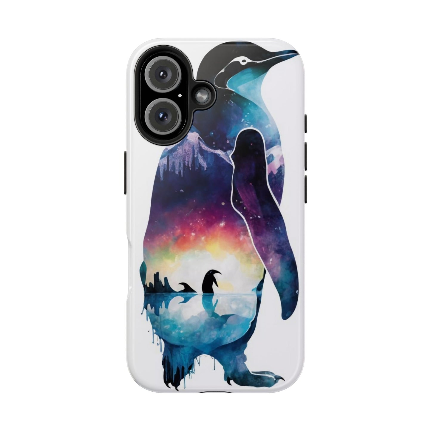 Arctic Majesty Penguin Tough Phone Case