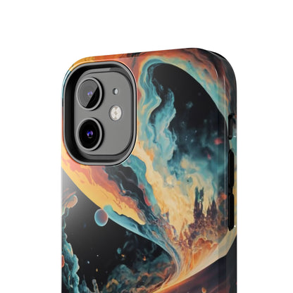 Retro Futuristic Space Odyssey Tough Phone Case