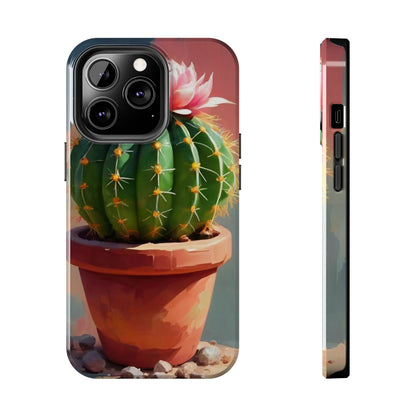 DesertBloom Terracotta Cactus Tough Phone Case