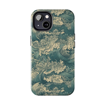 Tranquil Tides - Wave of Colors - Tough Phone Case