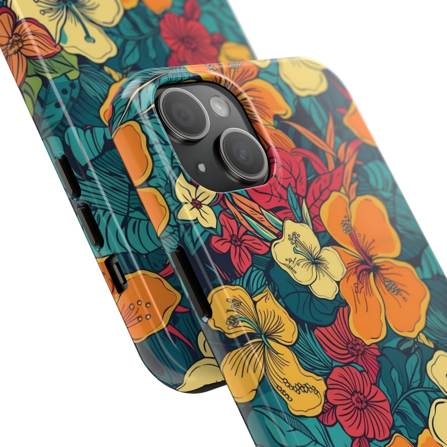 Brilliant Lokelani - Hawaiian Tough Phone Case