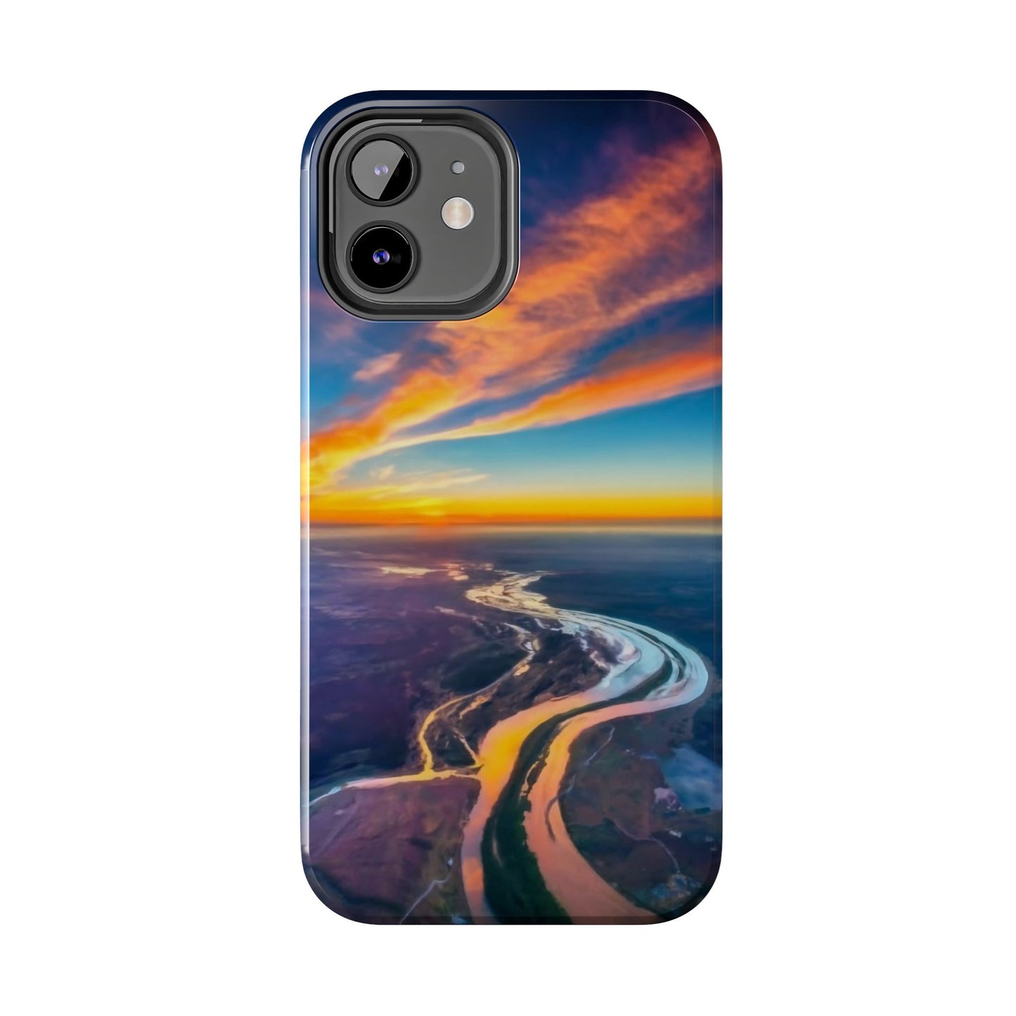 Celestial Sunset Earth View Tough Phone Case