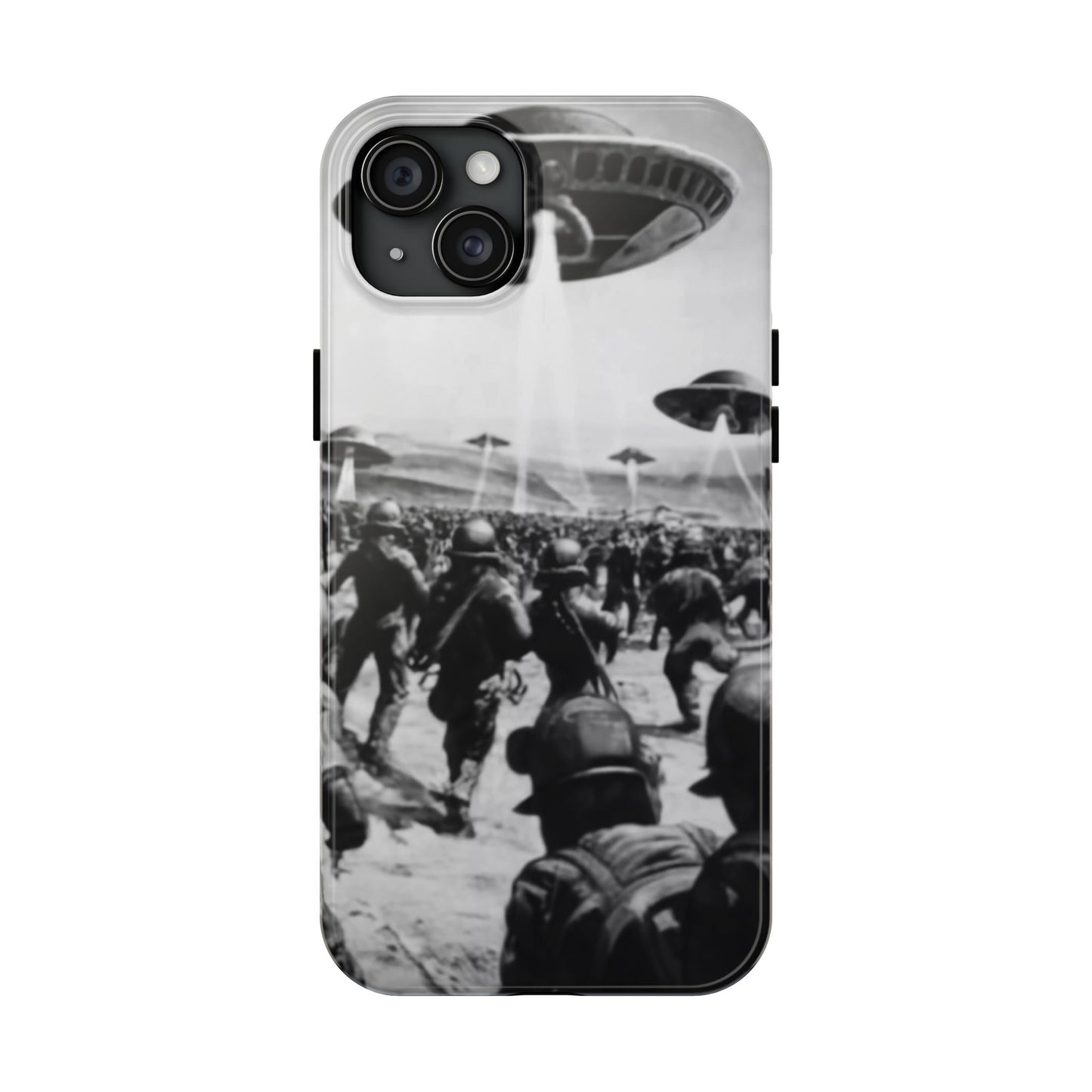 RetroWar UFO Encounter Tough Phone Case
