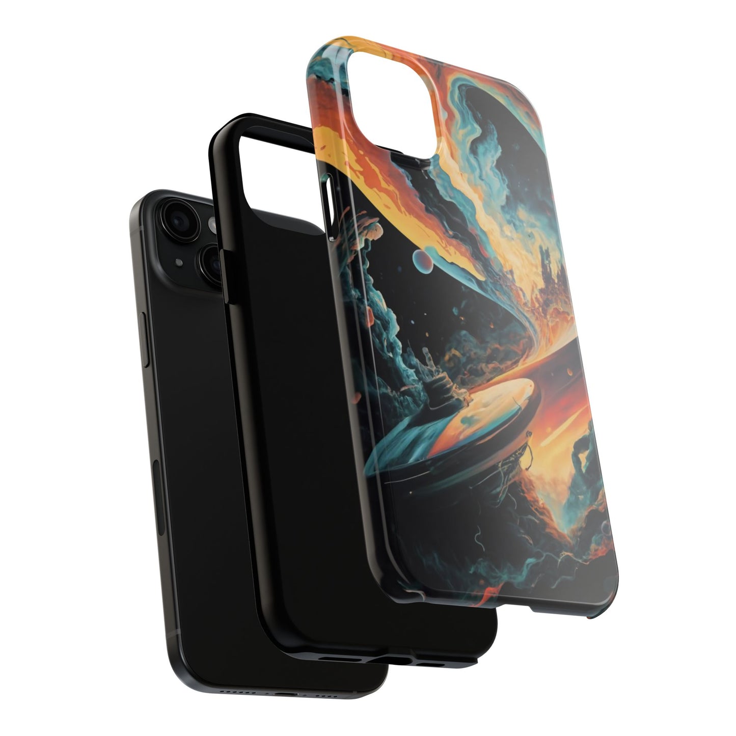 Retro Futuristic Space Odyssey Tough Phone Case