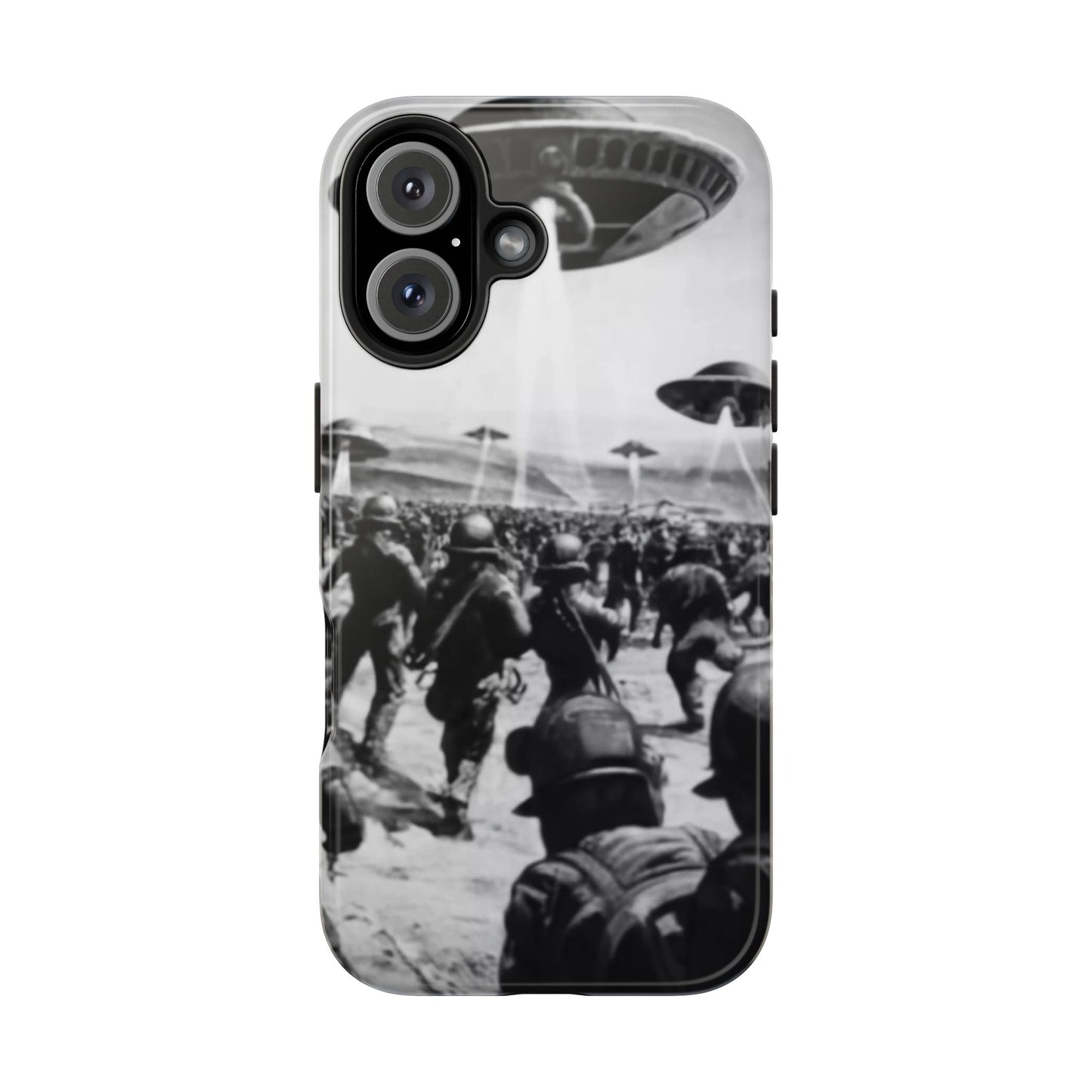 RetroWar UFO Encounter Tough Phone Case