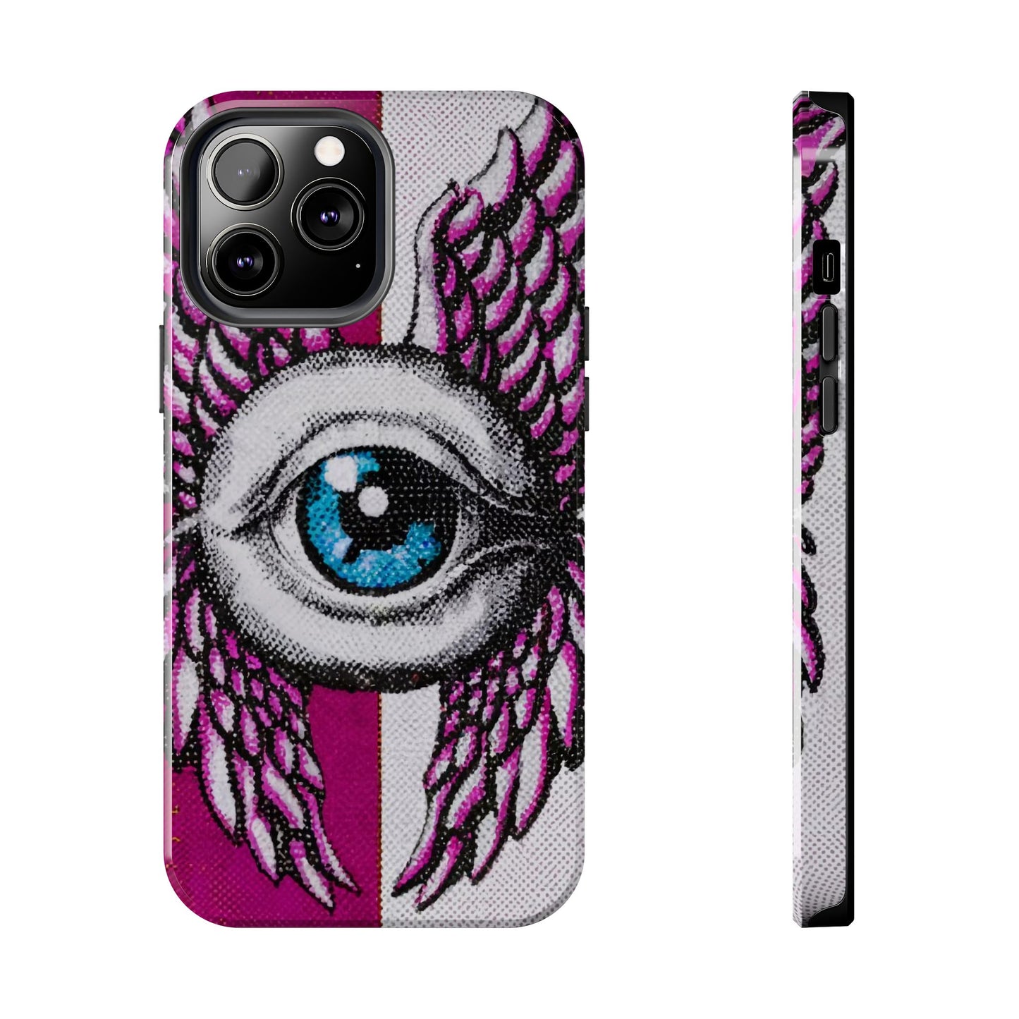 Dual-Tone Winged Eye iPhone Case