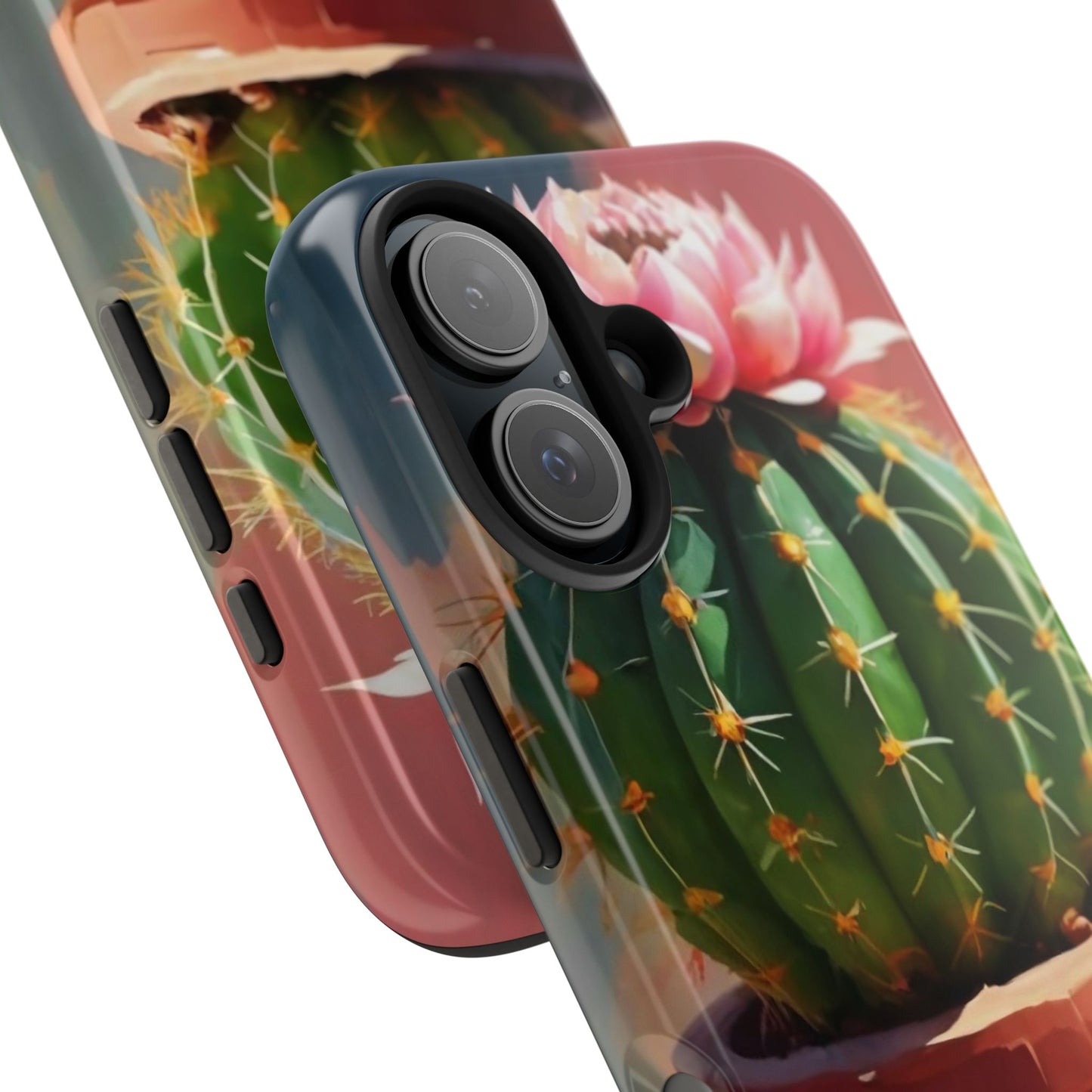 DesertBloom Terracotta Cactus Tough Phone Case