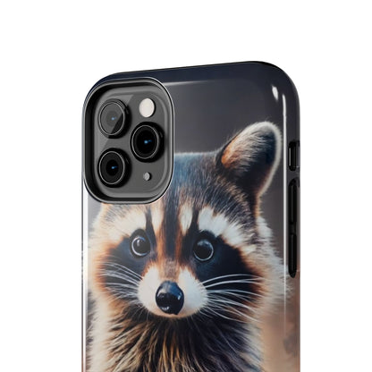 Abstract Raccoon Charm Tough Phone Case