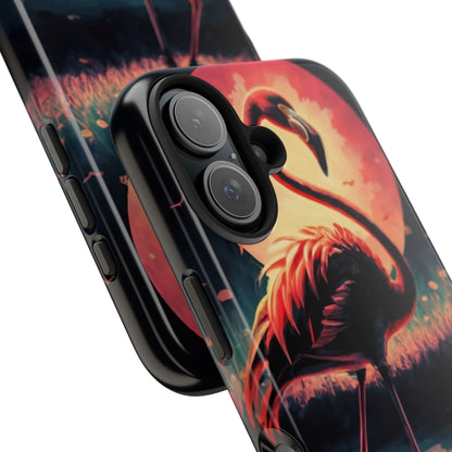 Sunset Flamingo Defender Case