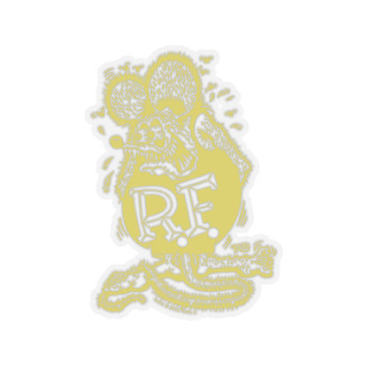 Signature Yellow Rat Fink Sticker