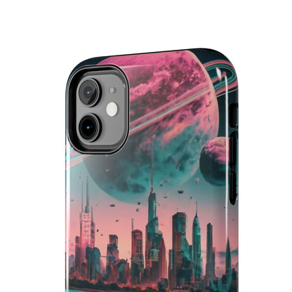 Celestial Cityscape Aerial View Tough Phone Case