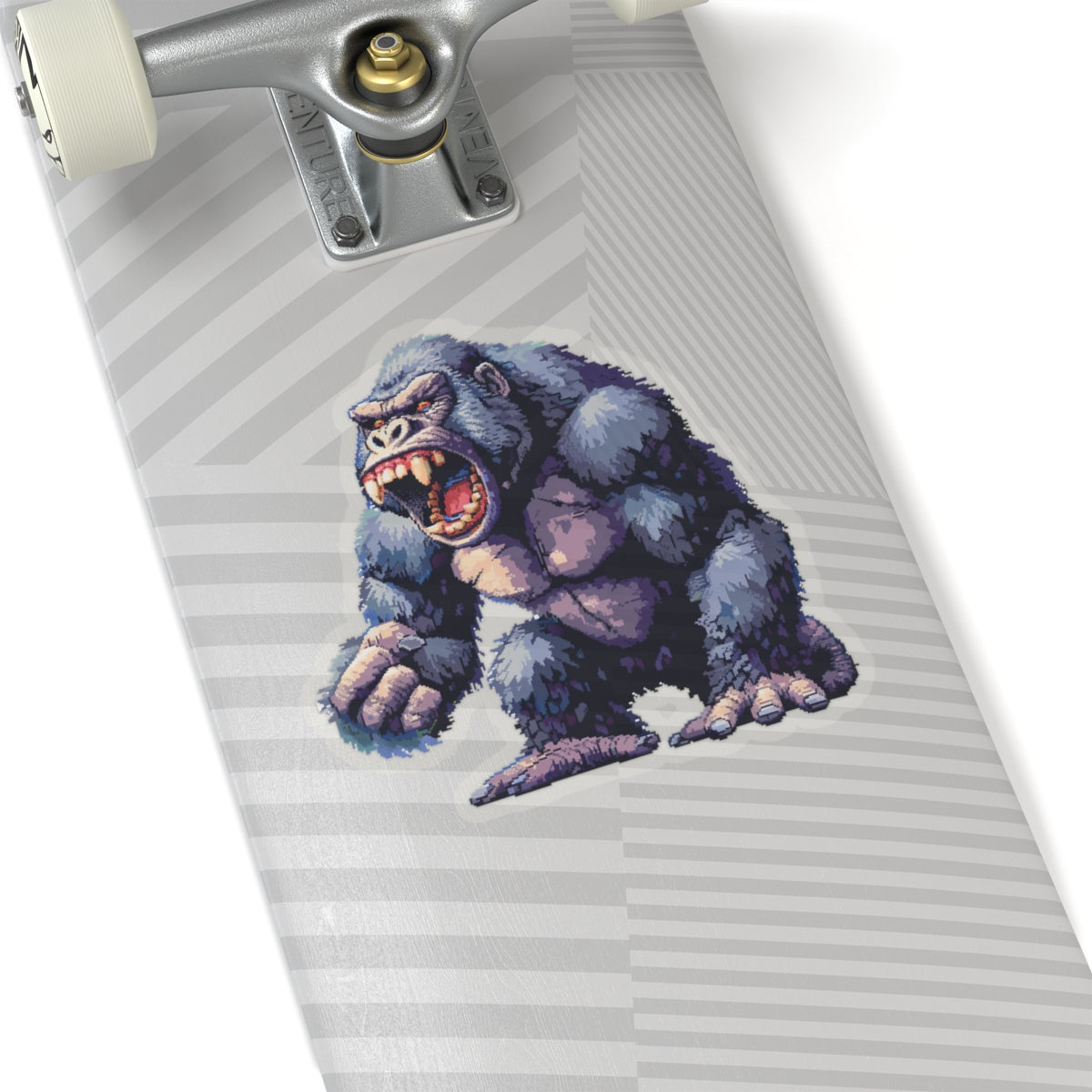 Pixelated Furious Ape Launch Vinyl Sticker