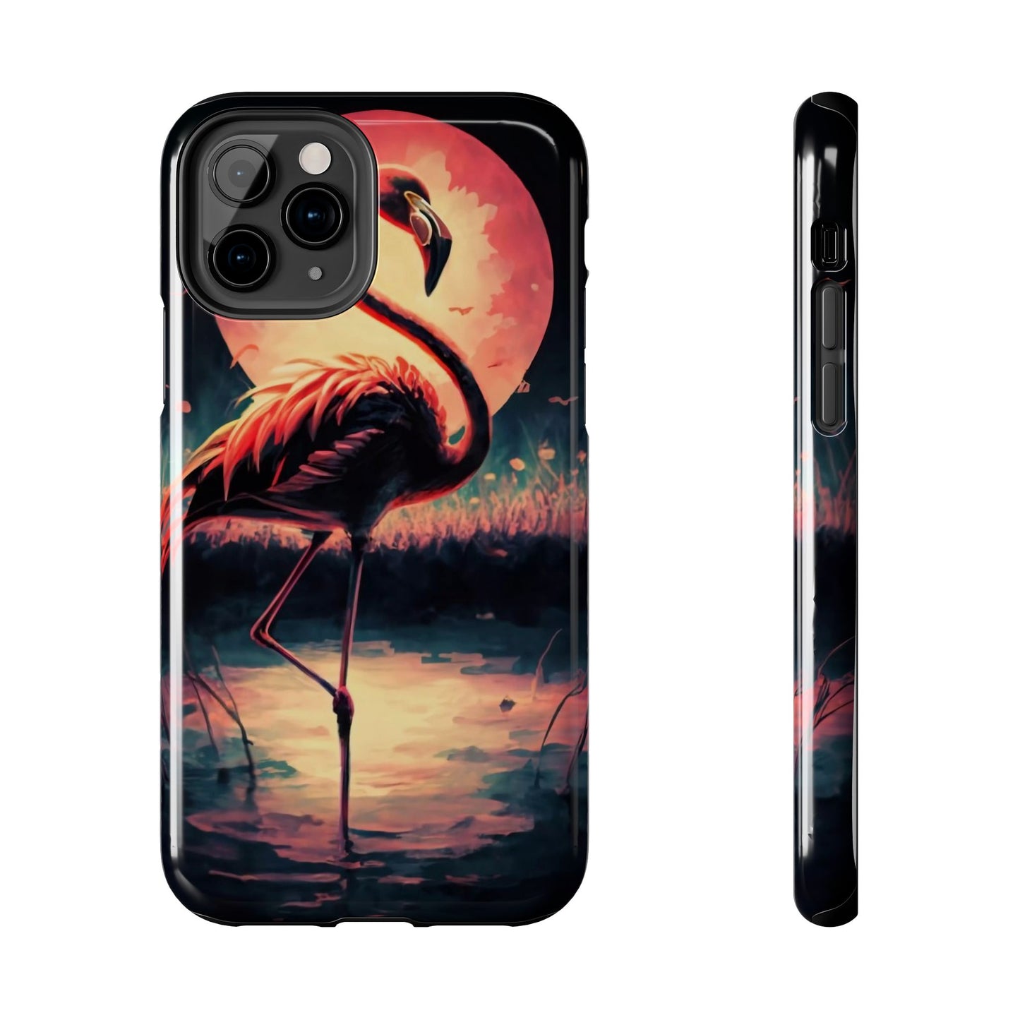 Sunset Flamingo Defender Case
