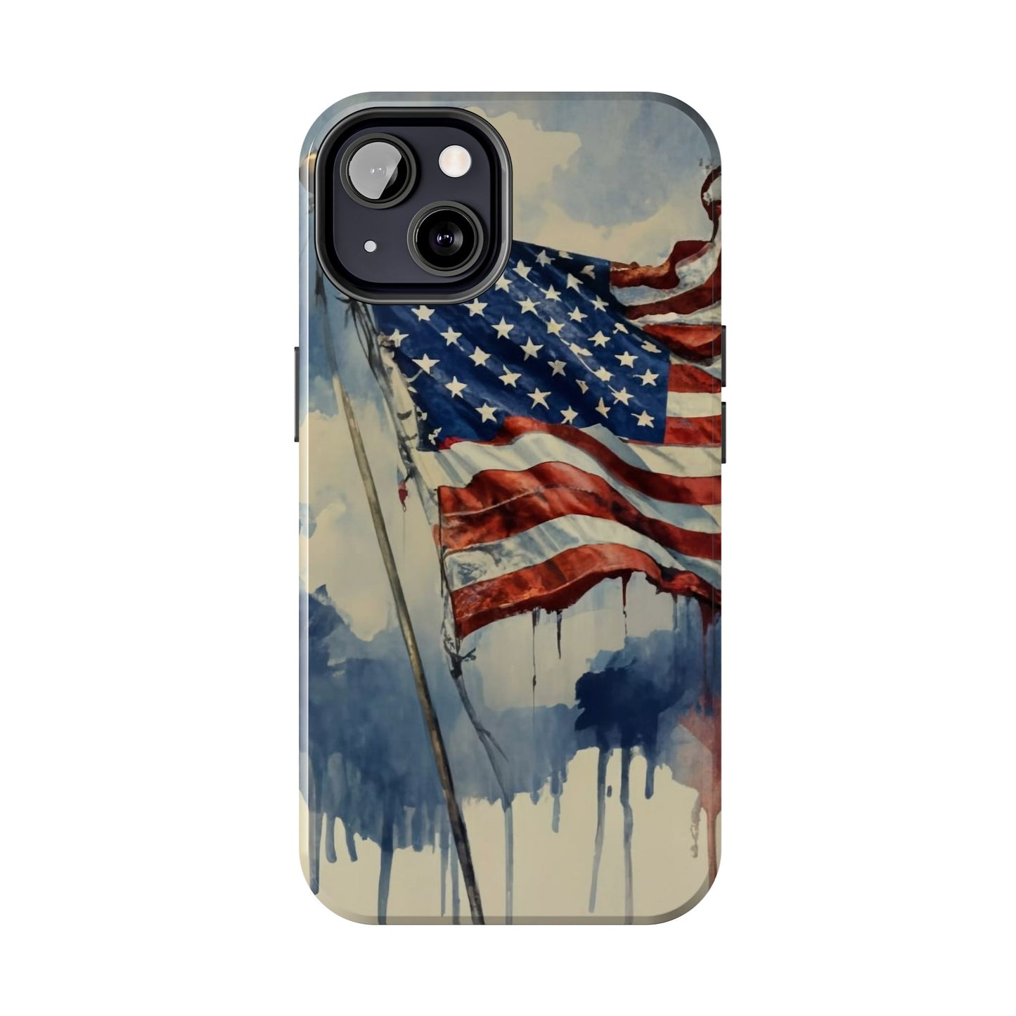 Tattered Glory American Flag Tough Phone Case