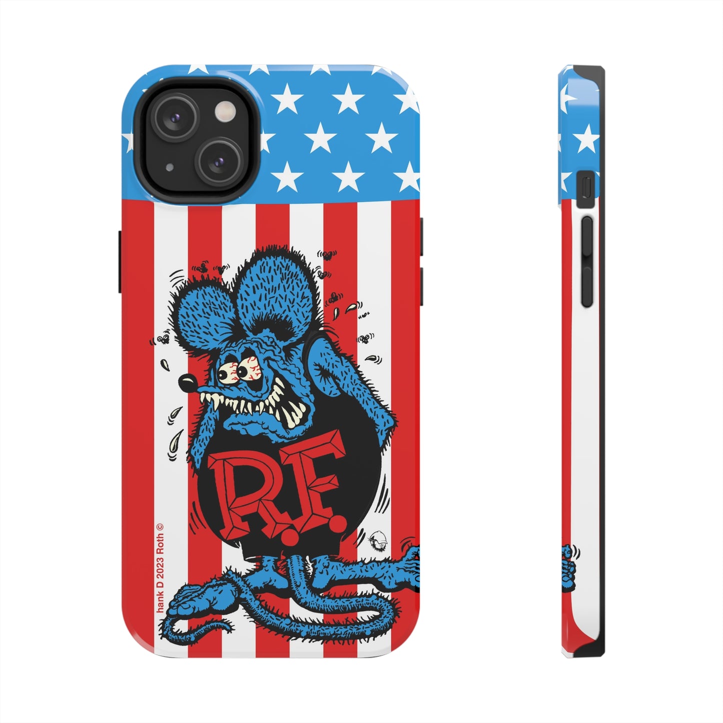 Red, White and Fink - Tough Phone Case