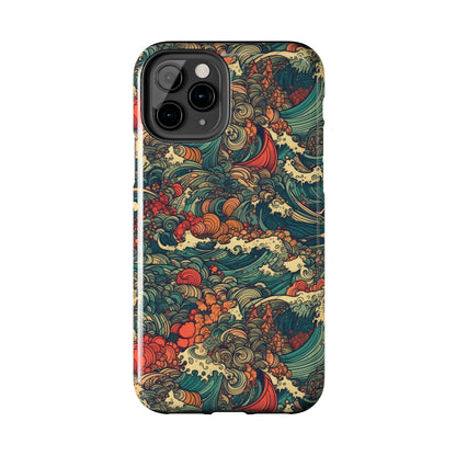 Electric Ocean - Wave of Colors - Tough Phone Cases