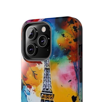 Vibrant Twilight Eiffel Defender Case