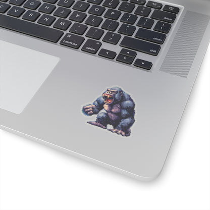 Pixelated Furious Ape Launch Vinyl Sticker