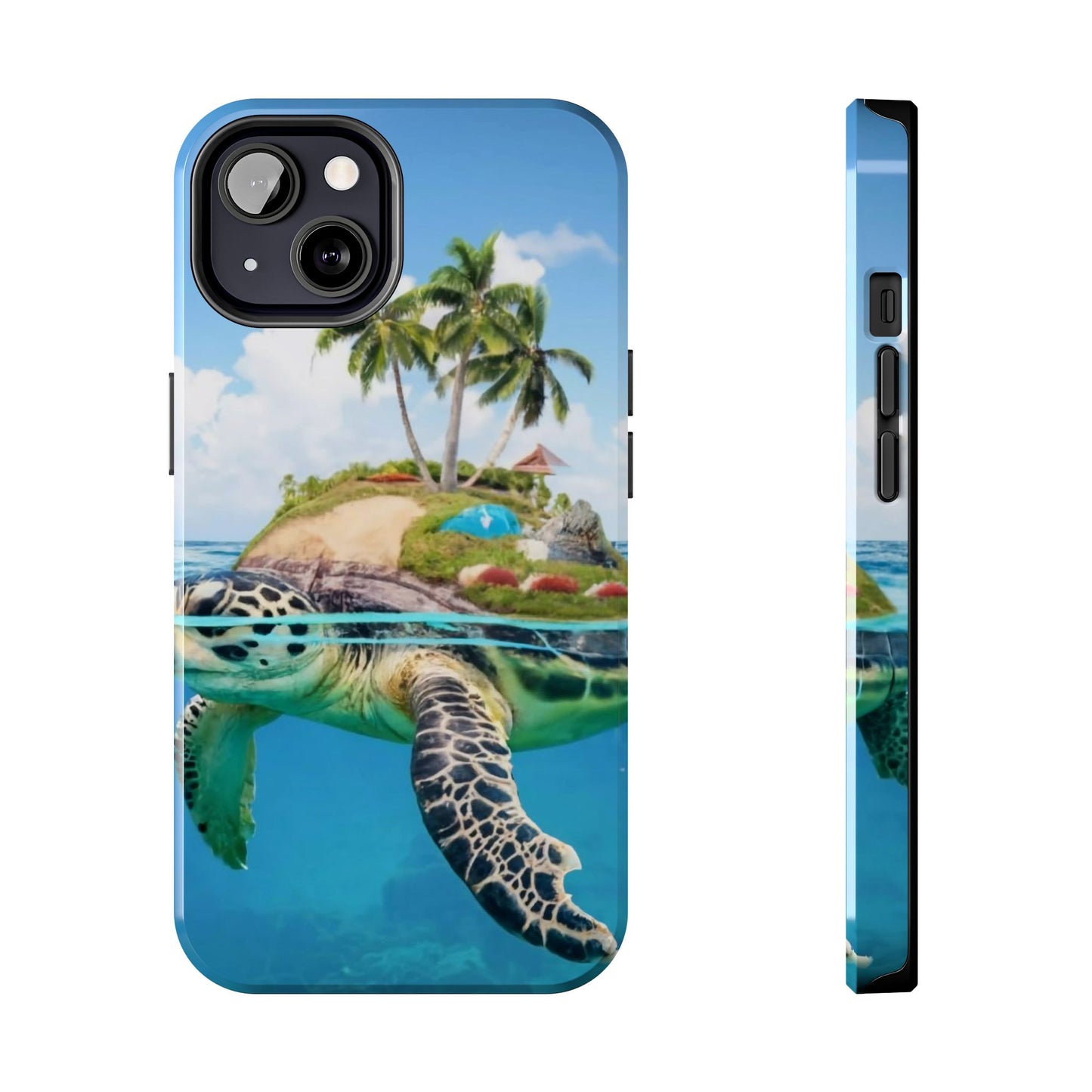 Island Turtle Ocean Adventure Tough Phone Case