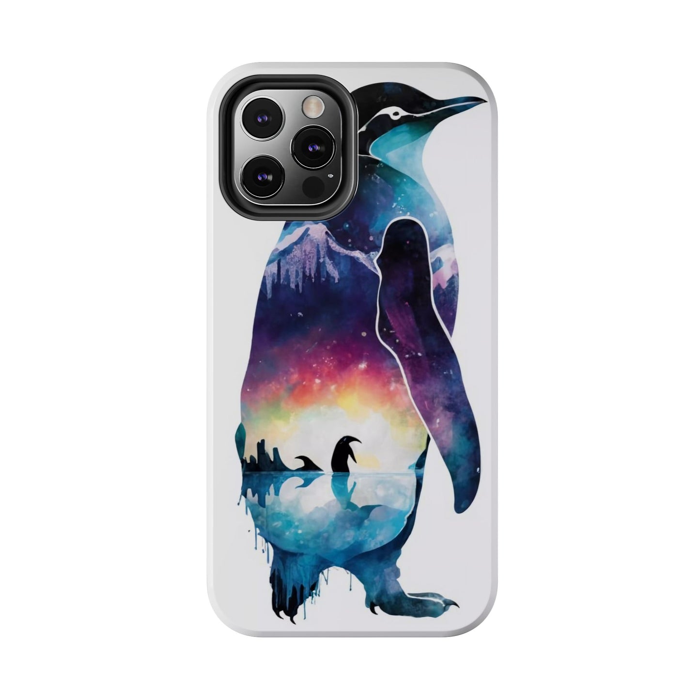 Arctic Majesty Penguin Tough Phone Case