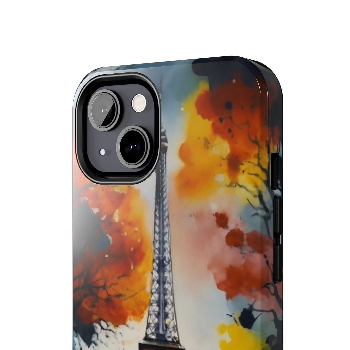 Watercolor Eiffel Twilight Defender Case