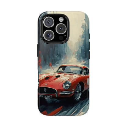 City Drive Red Sports Car Tough Phone Case