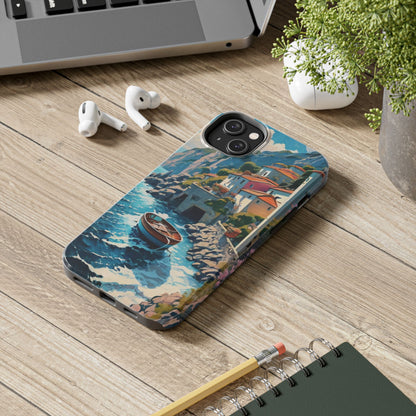 Coastal Dreamscape Boat Tough Phone Case