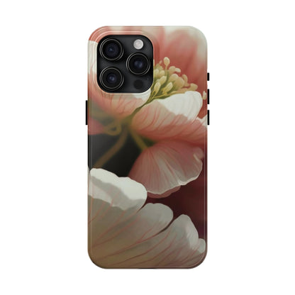 Pink Petal Watercolor Bloom Tough Phone Case