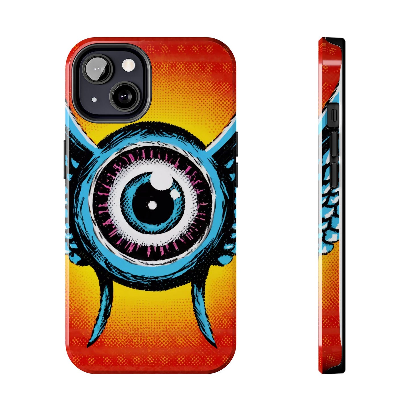 Bursting Vision Winged Eye iPhone Case