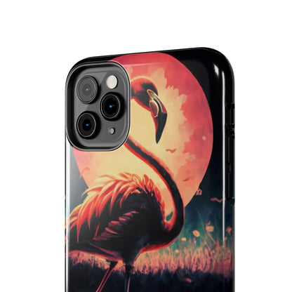 Sunset Flamingo Defender Case